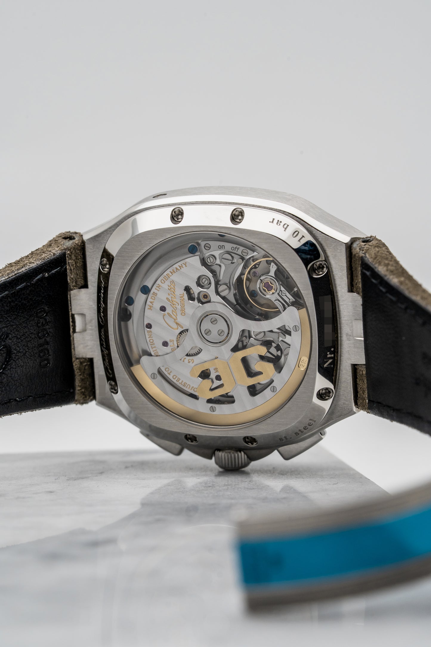 Glashütte Original Seventies Chronograph Panorama Date 1-37-02-01-02-35 Grey Dial