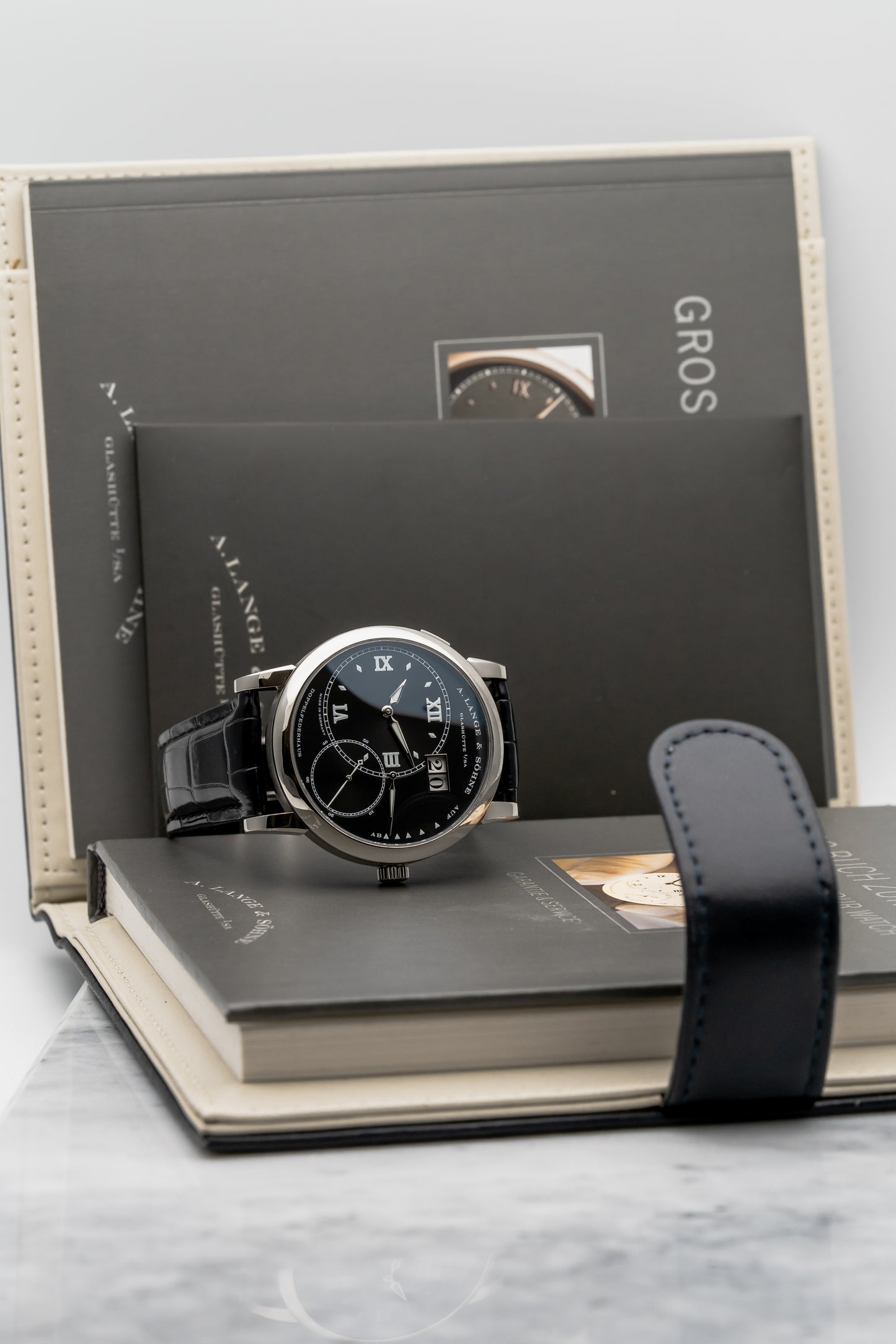 A. Lange & Söhne Grand Lange 1 115.028 White Gold, Black Dial