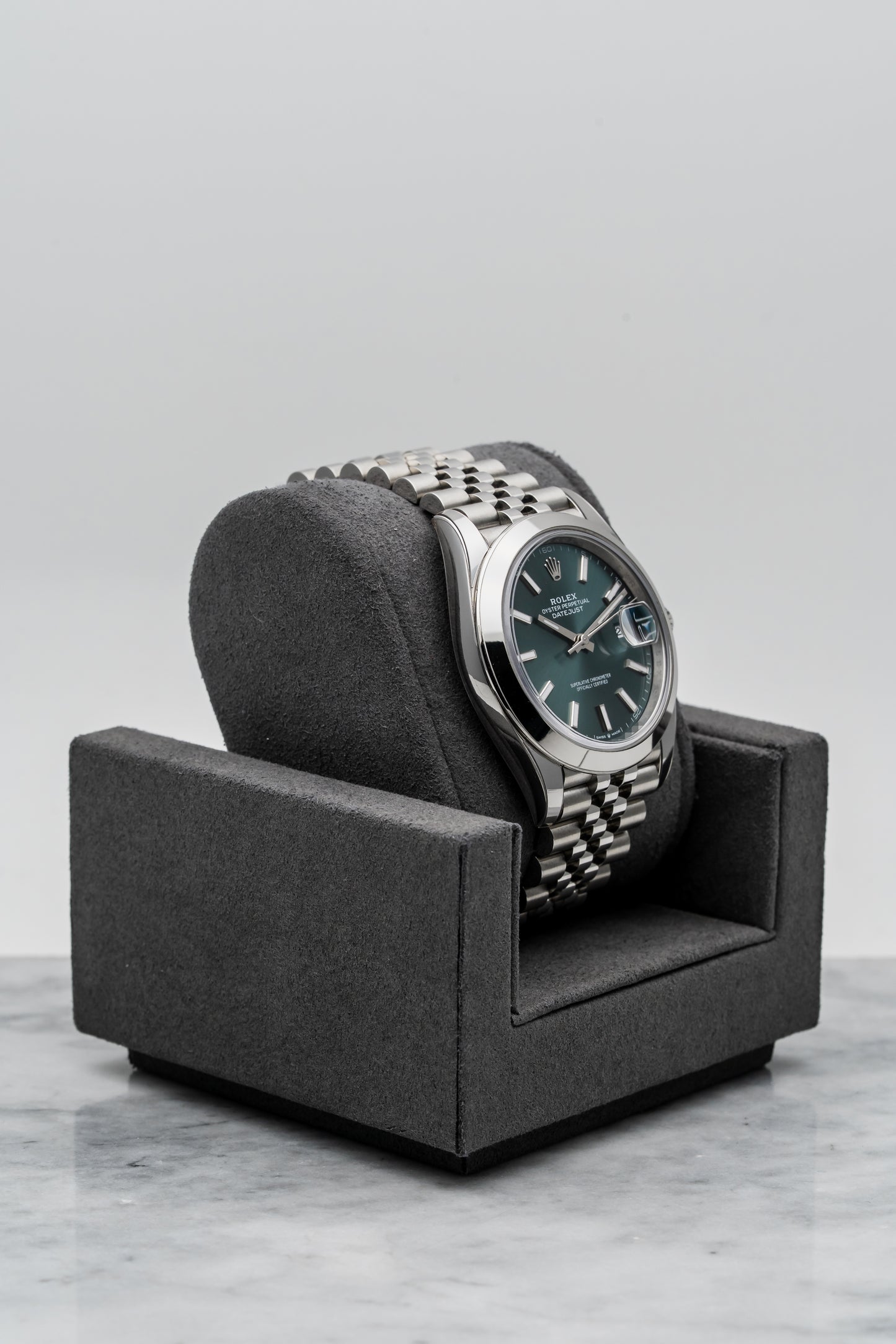 Rolex Datejust 41 126300 – Green Dial, Jubilee Bracelet