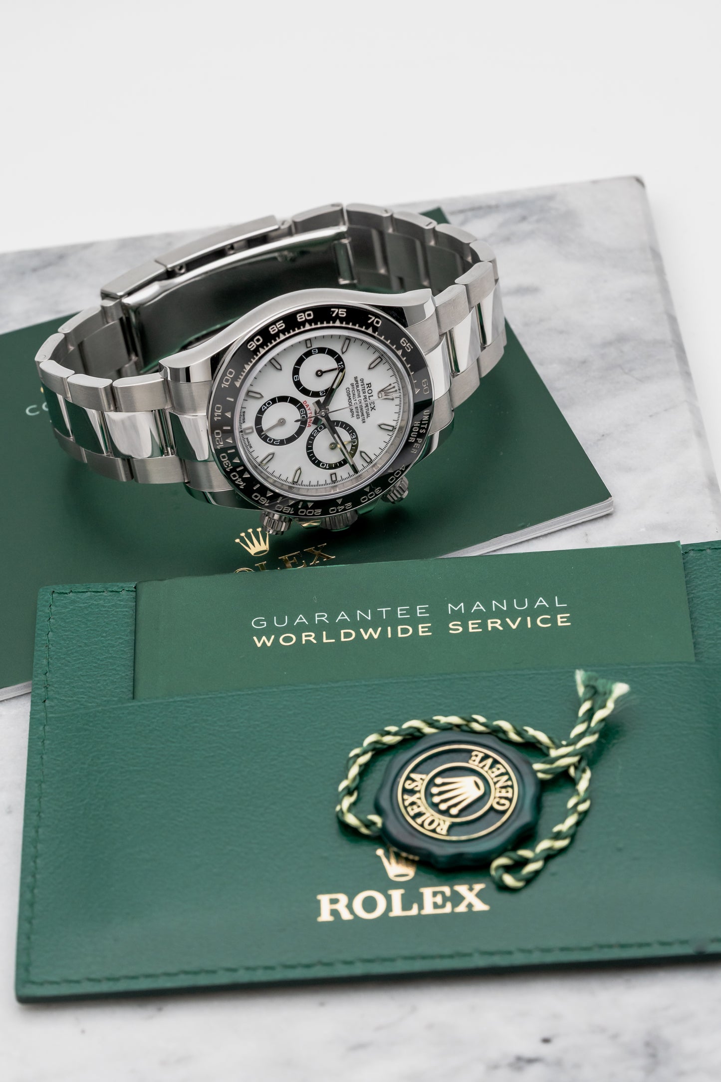 Rolex Daytona 126500LN “Panda” White Dial