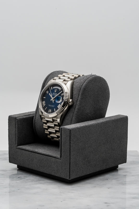 Rolex Day-Date 40 128239 White Gold, Blue Dial