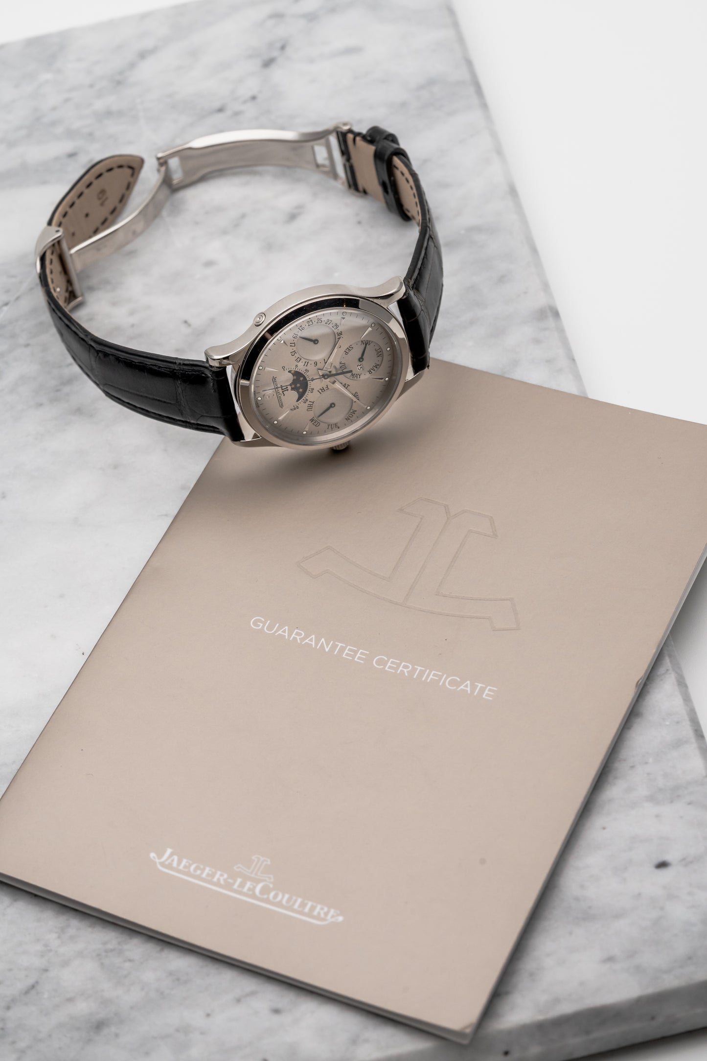 Jaeger-LeCoultre Master Control Perpetual Calendar 140.3.80 Grey Dial