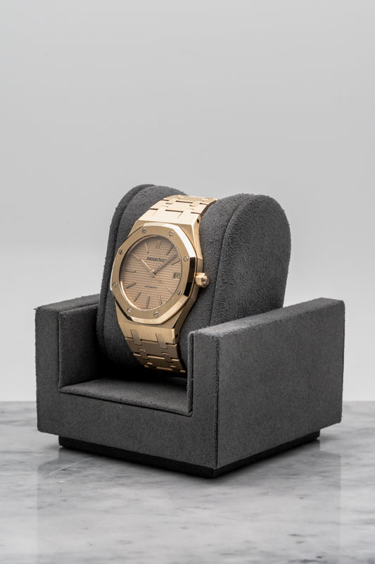 Audemars Piguet Royal Oak 14790BA, Champagne Tapisserie Dial