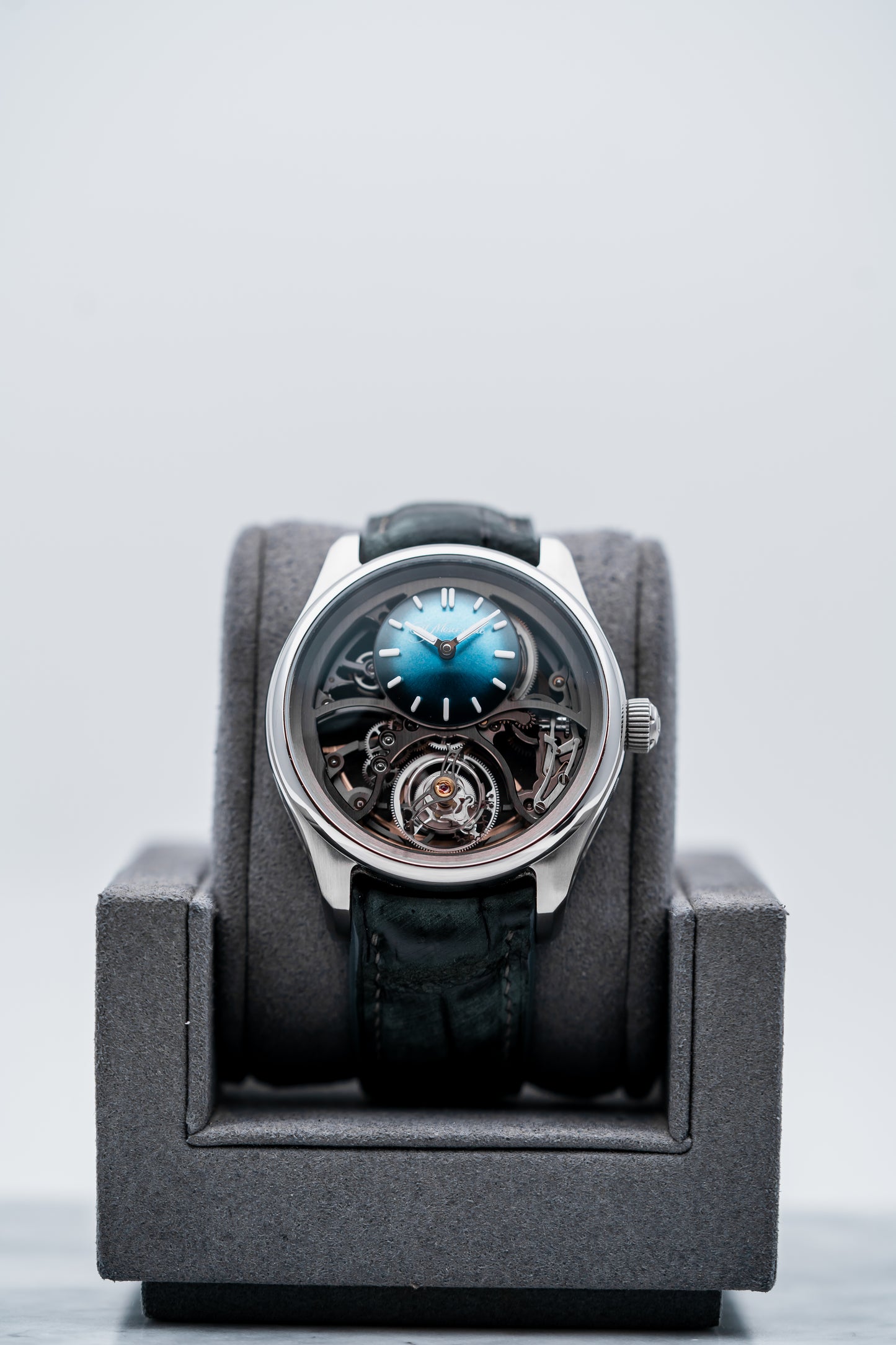 H. Moser & Cie. Pioneer Cylindrical Tourbillon Skeleton 3811-1200