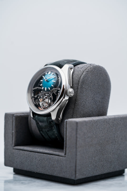 H. Moser & Cie. Pioneer Cylindrical Tourbillon Skeleton 3811-1200