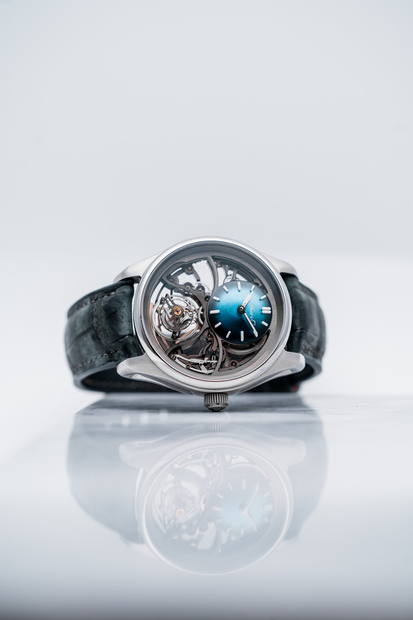 H. Moser & Cie. Pioneer Cylindrical Tourbillon Skeleton 3811-1200