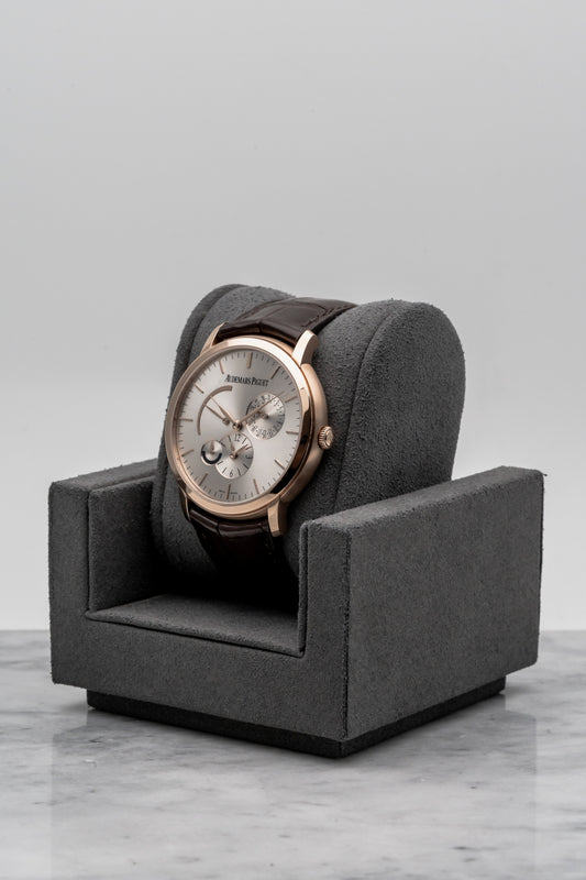 Audemars Piguet Jules Audemars Dual Time 26380OR.OO.D088CR.01, Silver Dial, Rose Gold