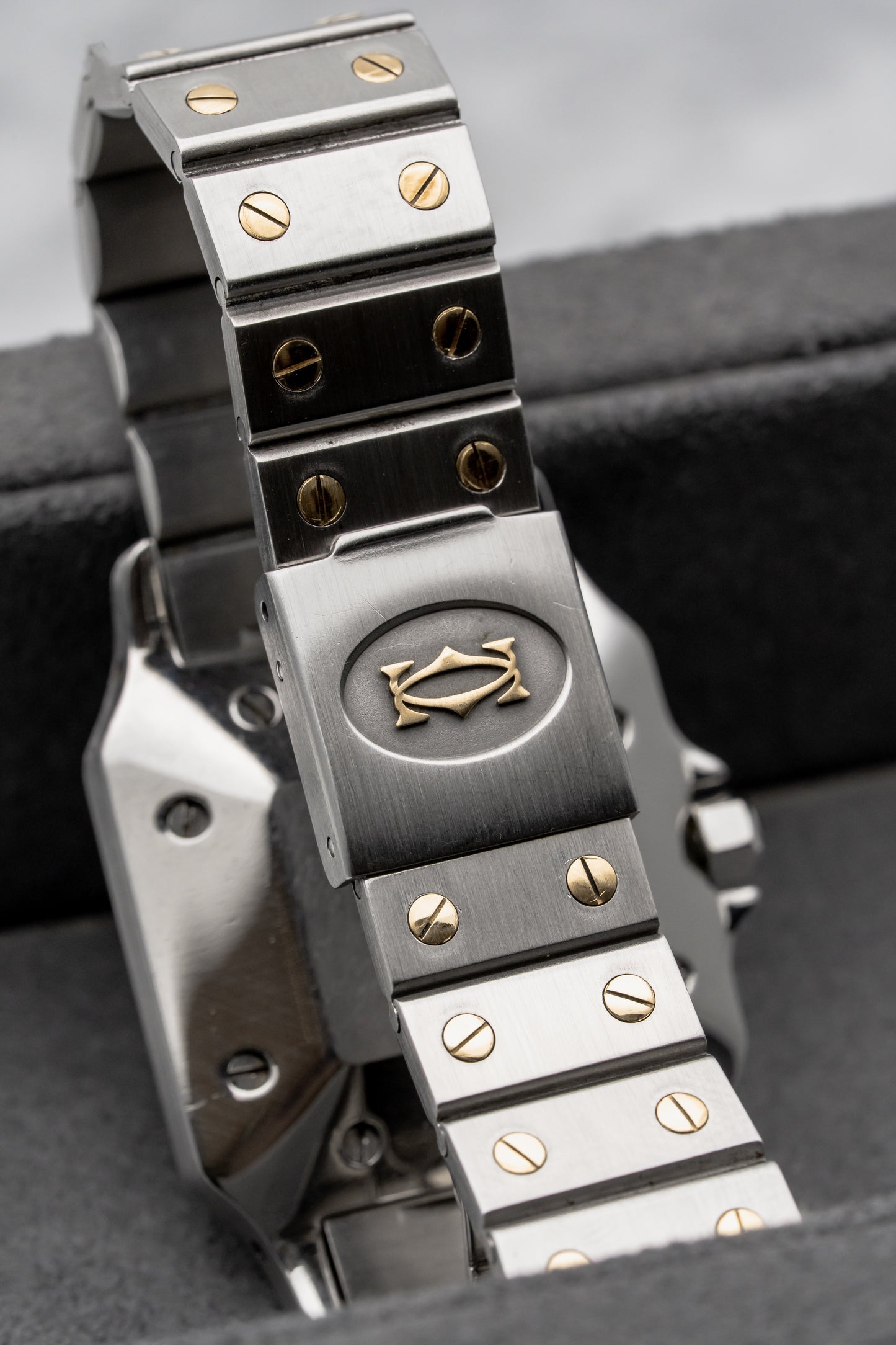 Cartier Carrée “Ghost” HG 2961, Silver Dial