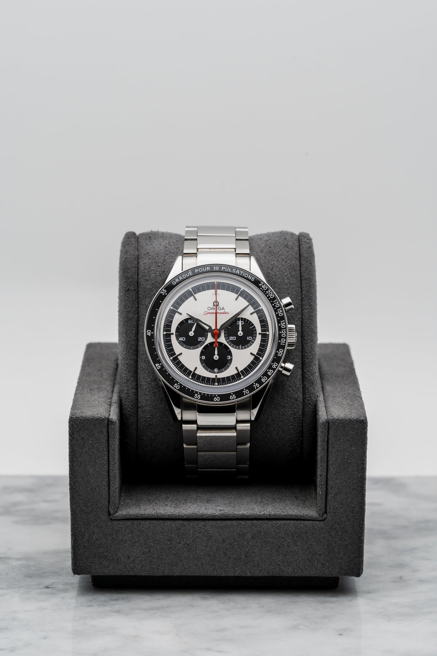 Omega Speedmaster CK2998 Pulsometer Panda Dial, Stainless Steel