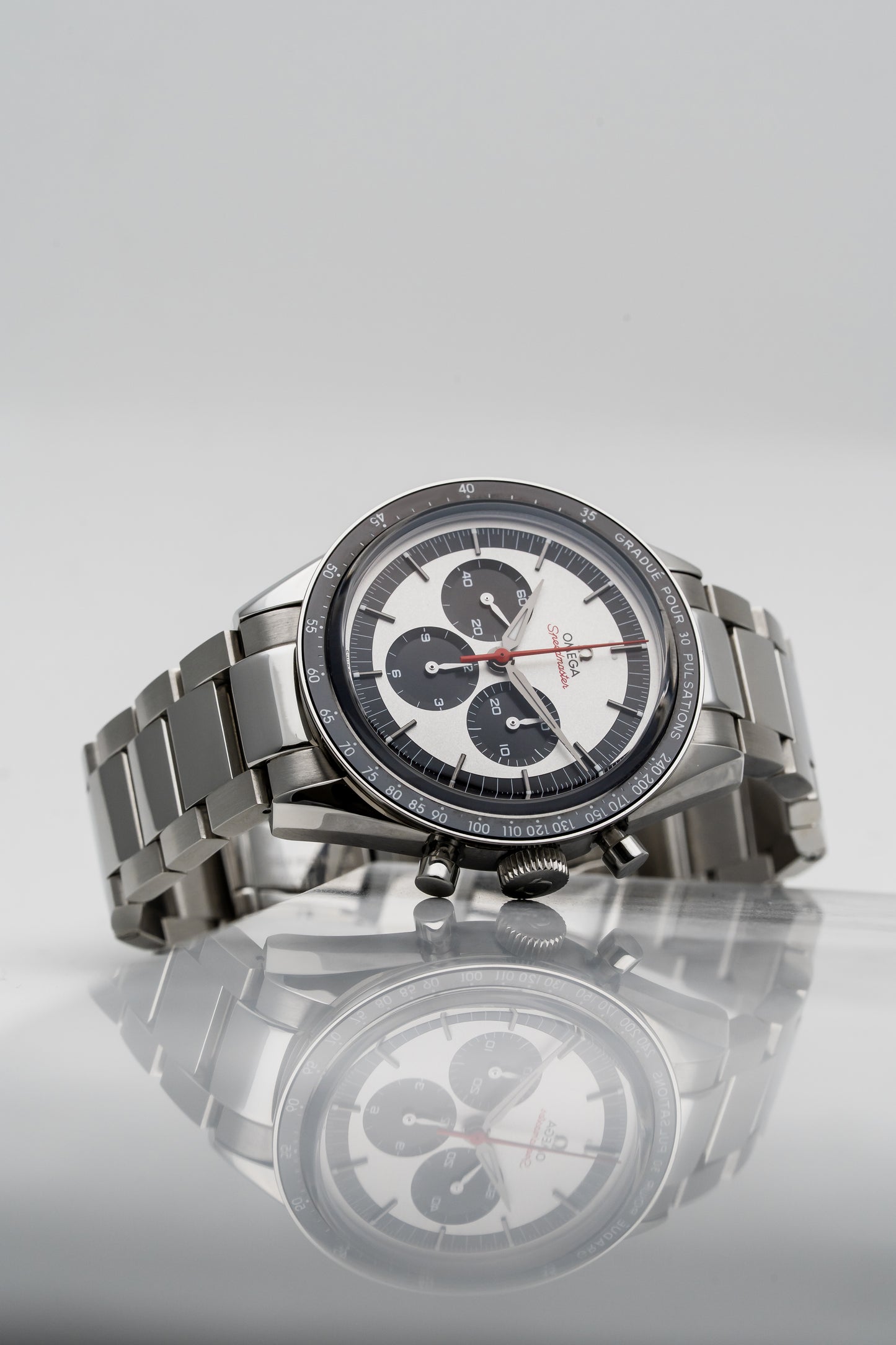 Omega Speedmaster CK2998 Pulsometer Panda Dial, Stainless Steel