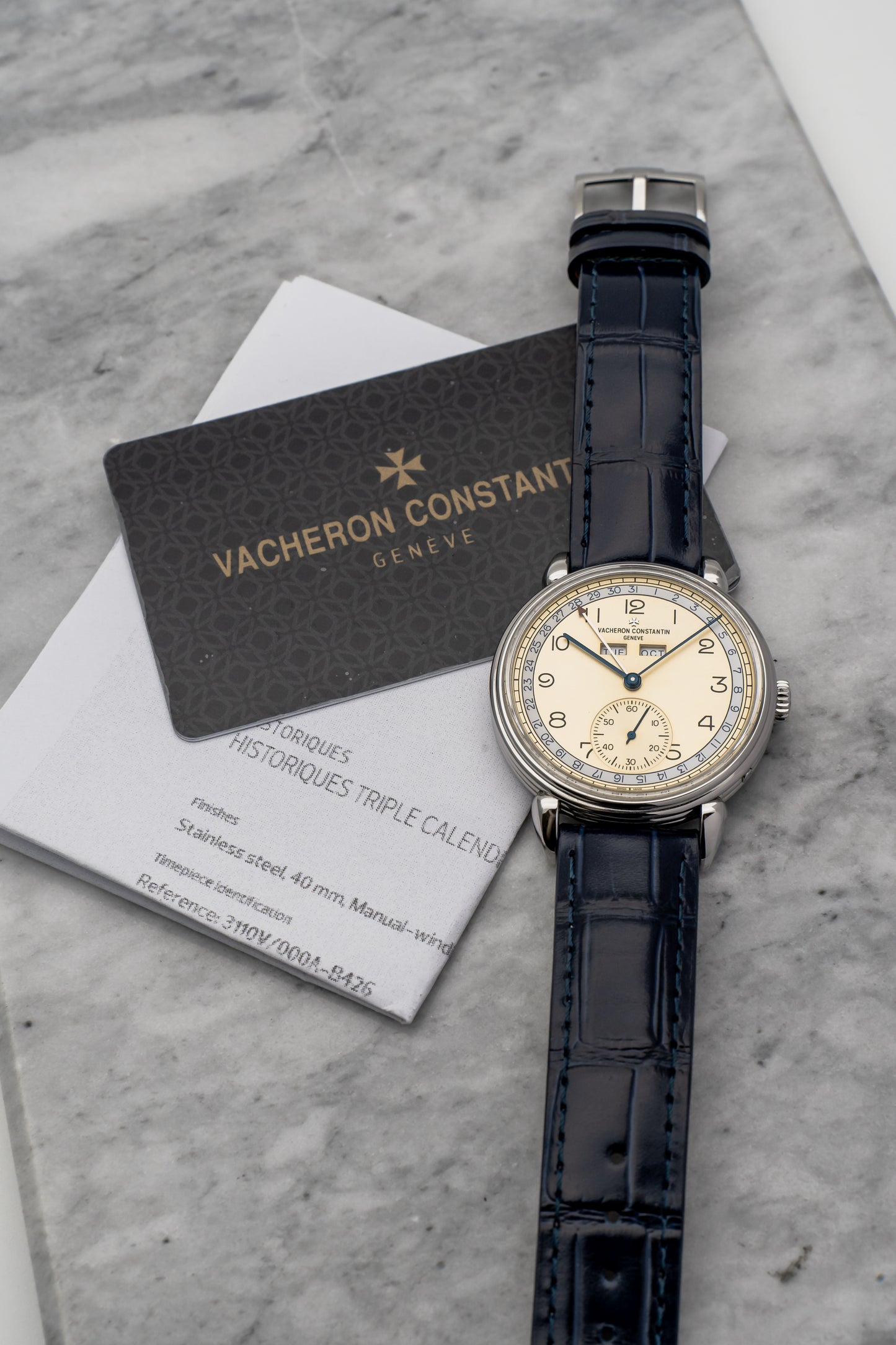Vacheron Constantin 3110V Triple Calendar 1942, Cream Dial