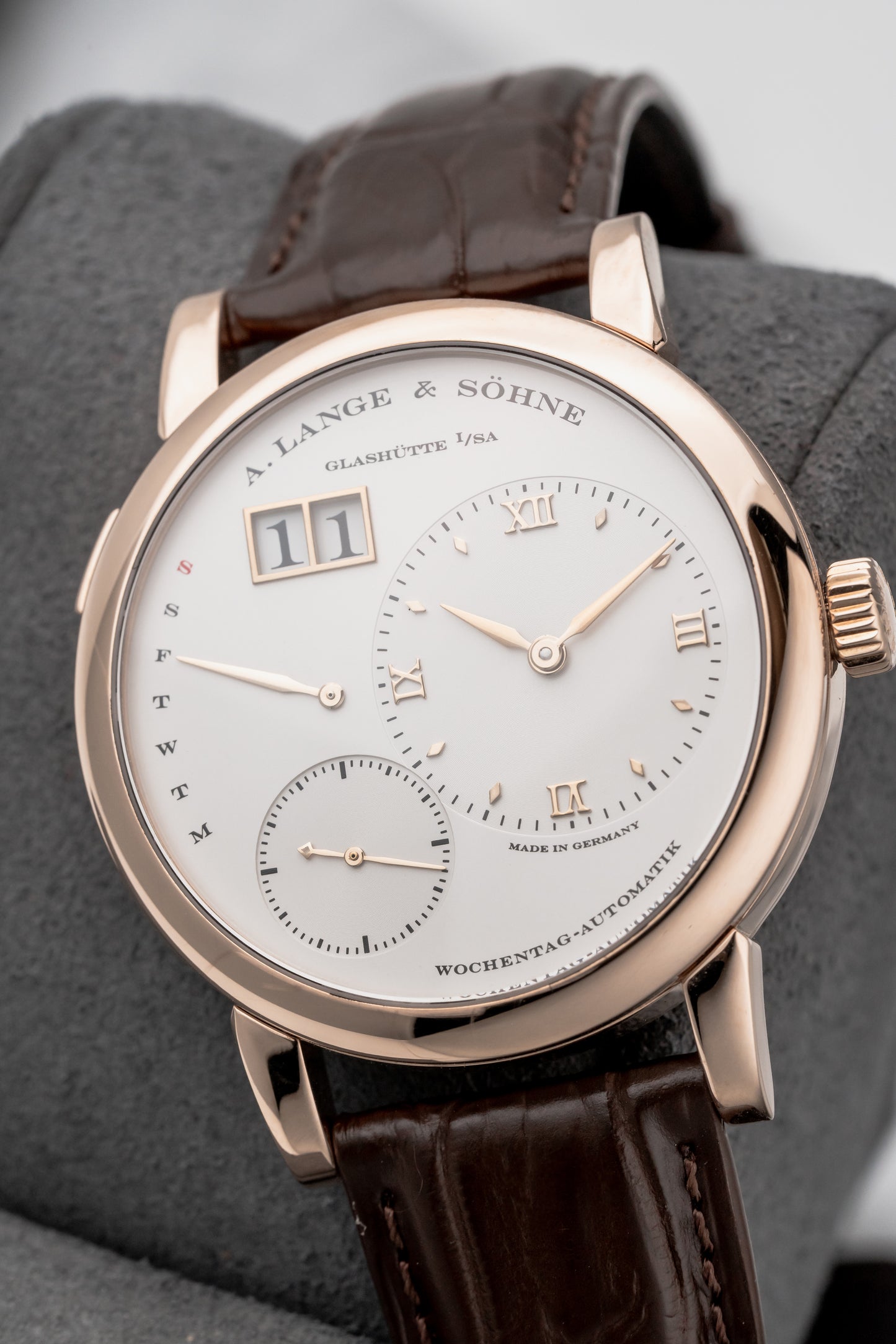 A. Lange & Söhne Lange 1 Daymatic 320.032, Silver Dial, Rose Gold