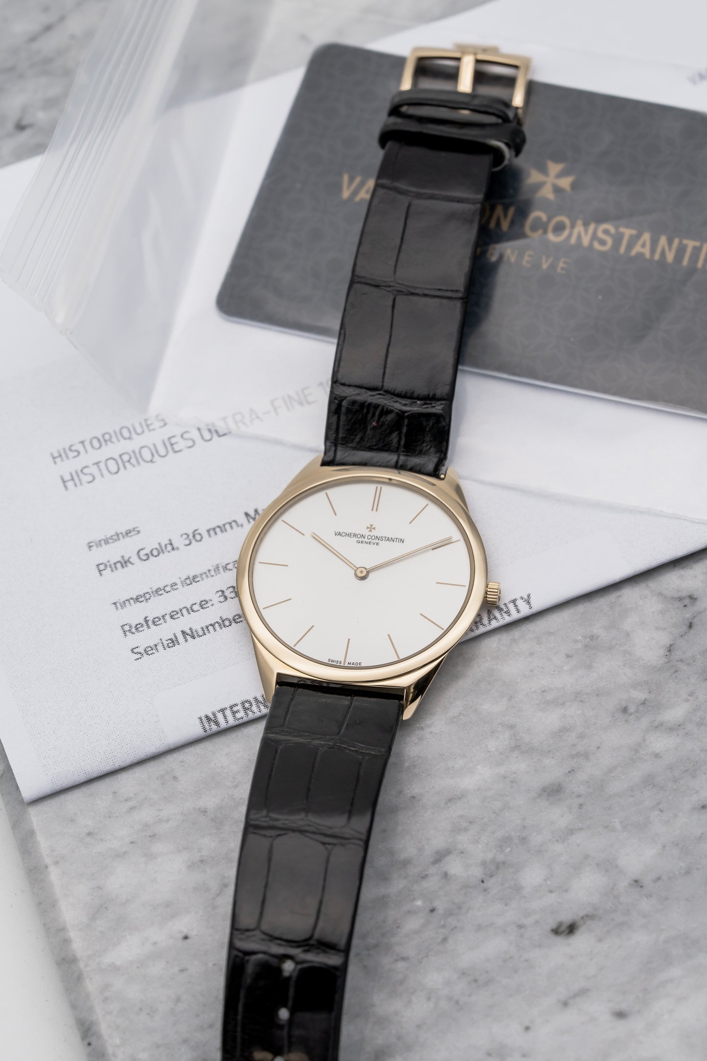 Vacheron Constantin Historiques Ultra-Fine 33155/000R-9588, Silver Dial