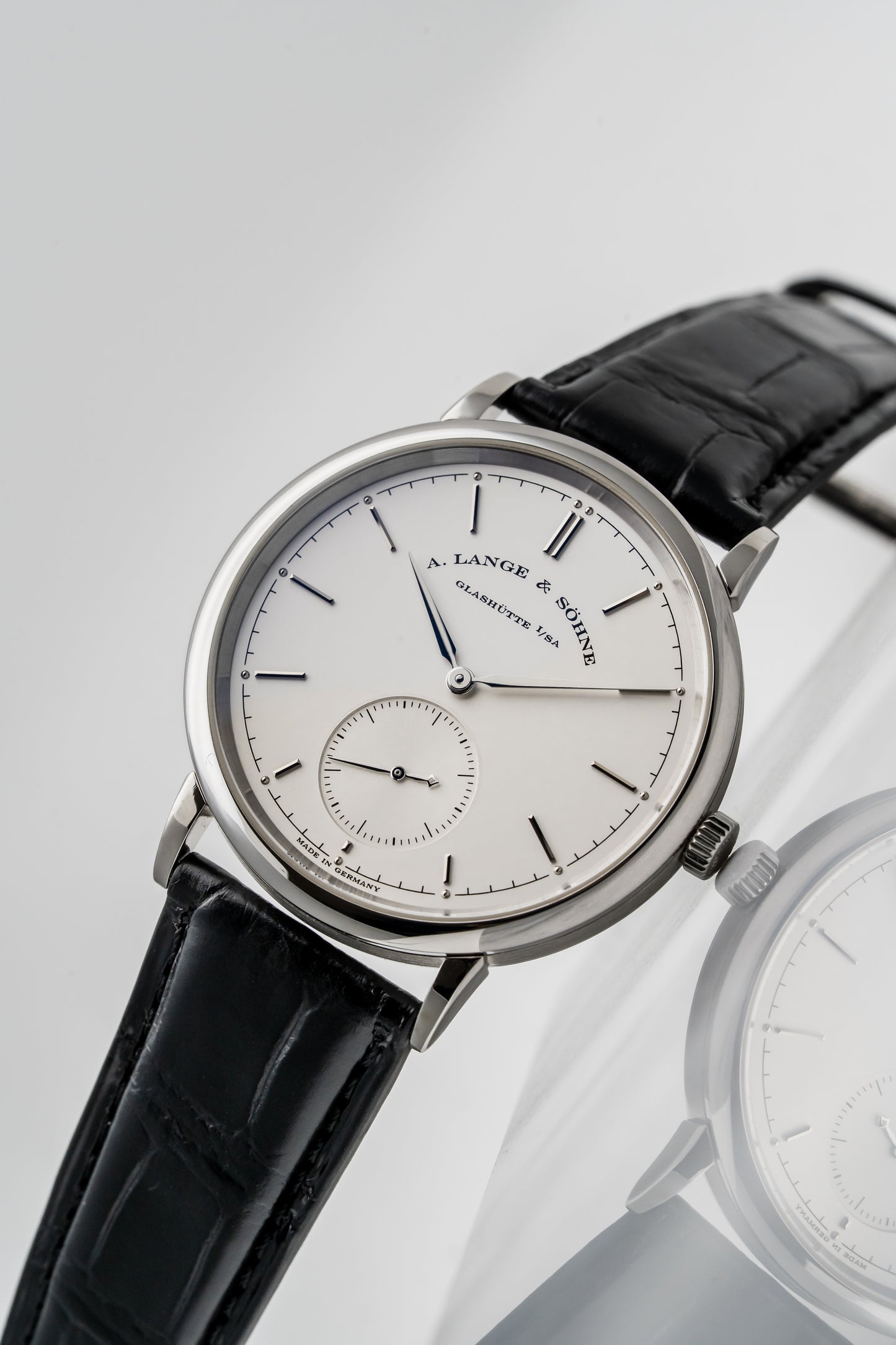 A. Lange & Söhne Saxonia Automatic 380.026 – 18K White Gold