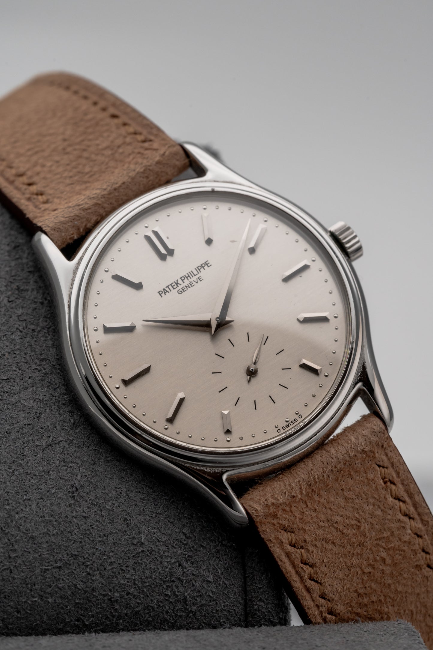 Patek Philippe Calatrava 3923A Silver Dial, Steel