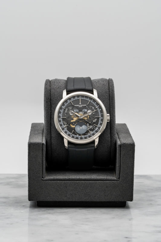 Vacheron Constantin Traditionnelle Complete Calendar Openface 4020T/000G-B655 White Gold