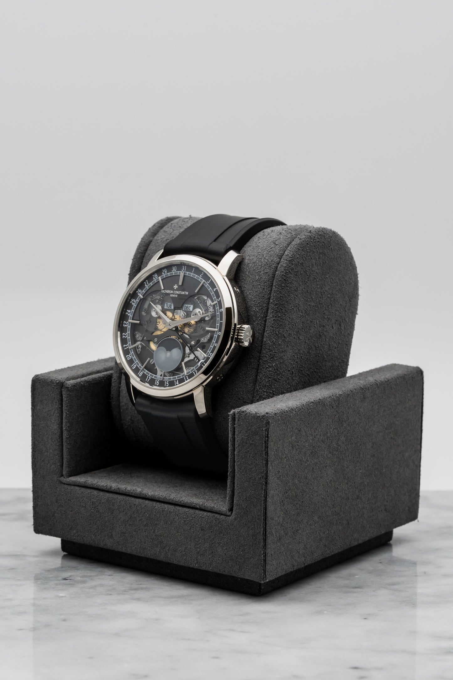 Vacheron Constantin Traditionnelle Complete Calendar Openface 4020T/000G-B655 White Gold