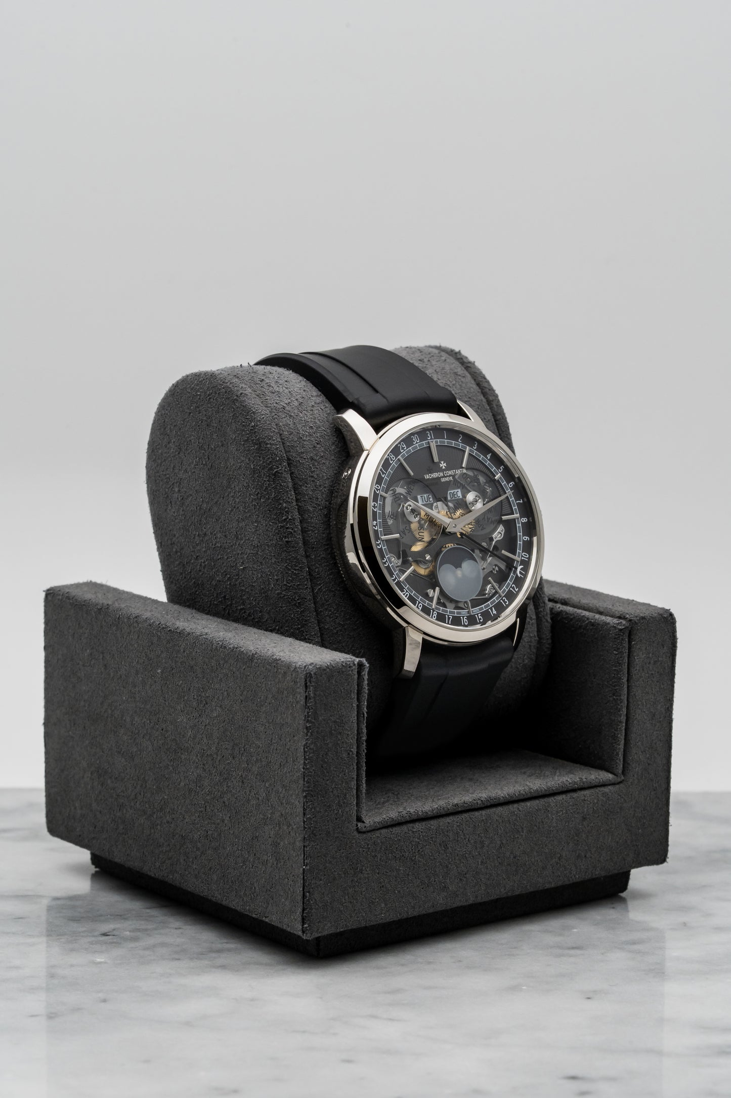 Vacheron Constantin Traditionnelle Complete Calendar Openface 4020T/000G-B655 White Gold