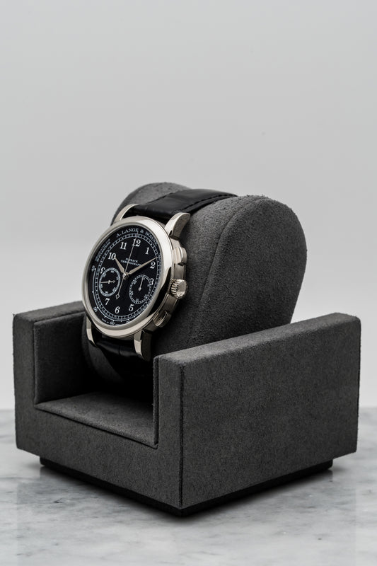 A. Lange & Söhne Chronograph 1815 414.028 Black Dial, White Gold