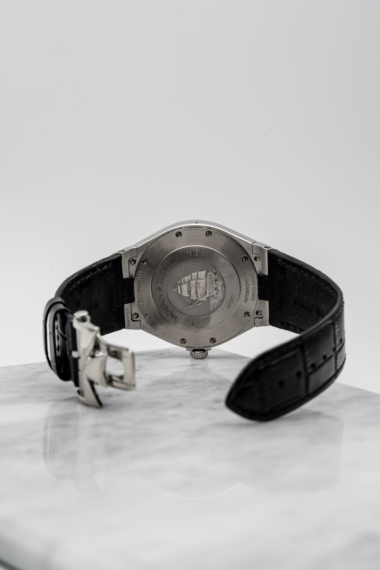 Vacheron Constantin Overseas 47040/000W-9500 – Titanium/Steel, Black Dial