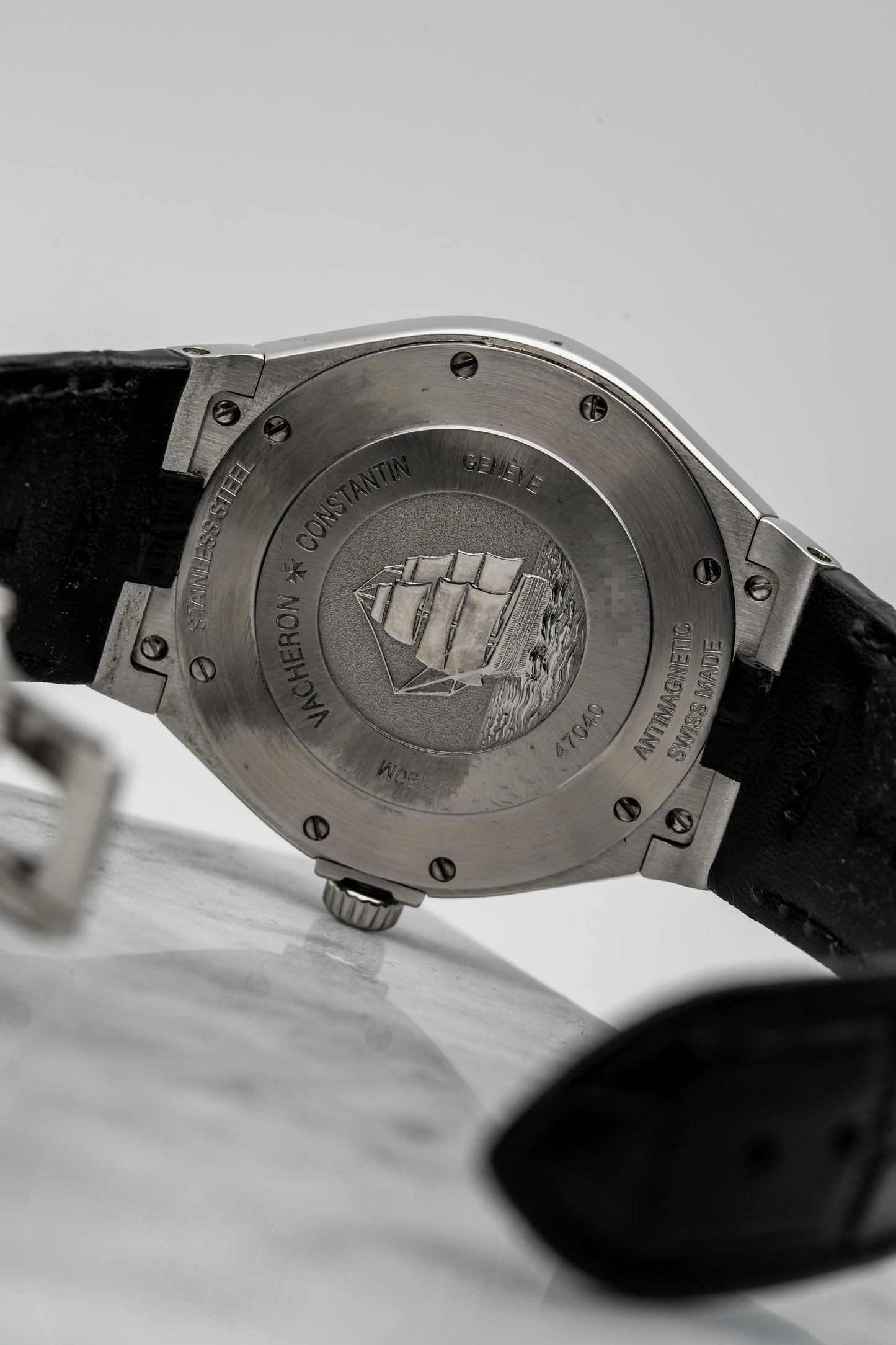 Vacheron Constantin Overseas 47040/000W-9500 – Titanium/Steel, Black Dial