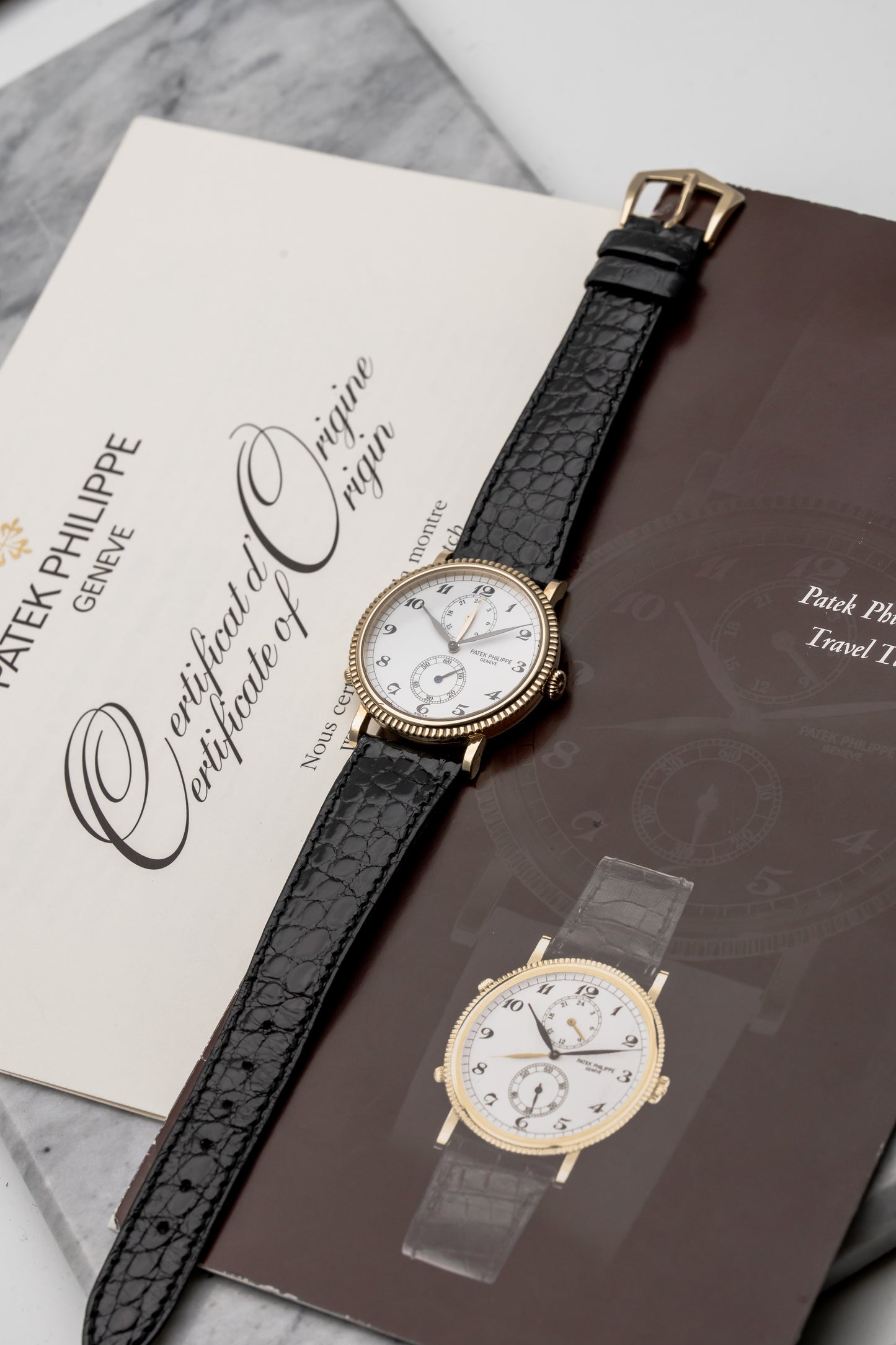 Patek Philippe Calatrava Travel Time 5034R, White Dial