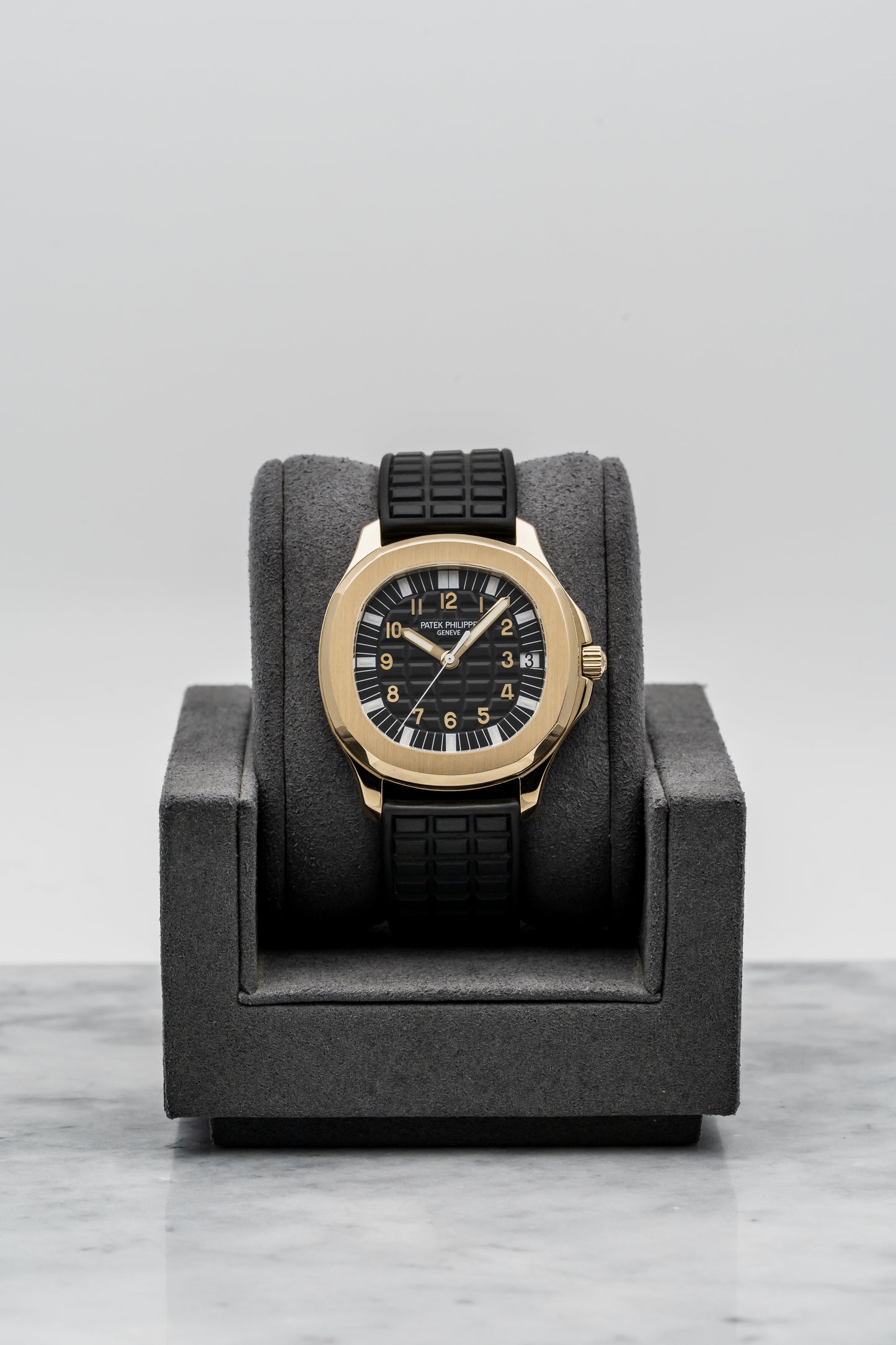 Patek Philippe Aquanaut 5065J-001 – 18K Yellow Gold, Black Embossed Dial
