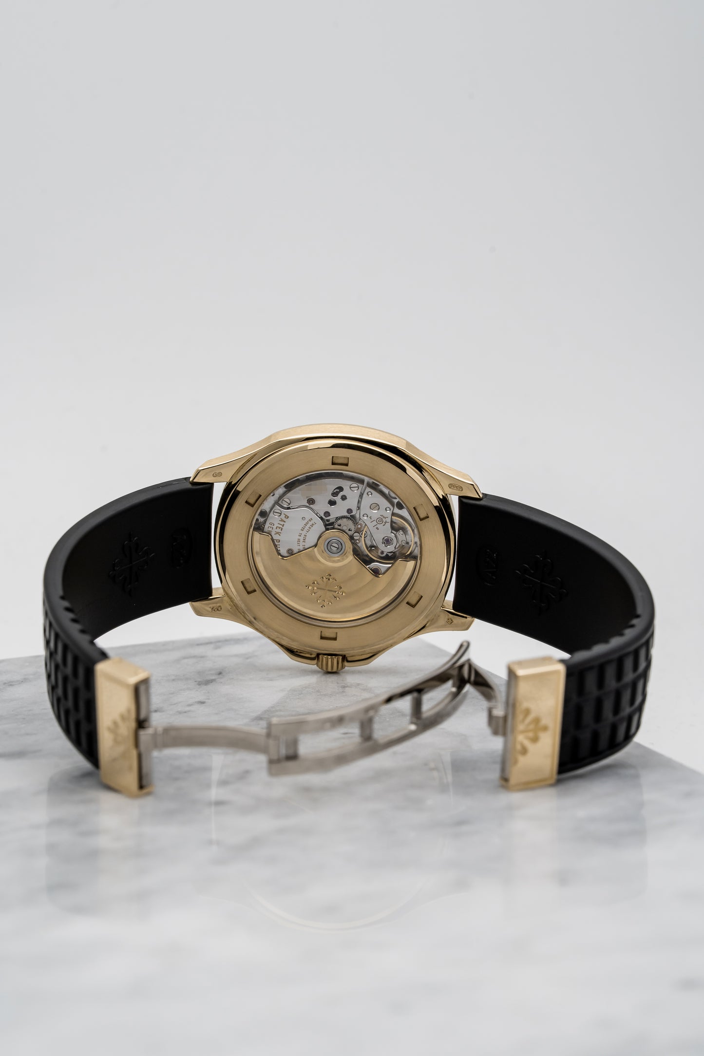Patek Philippe Aquanaut 5065J-001 – 18K Yellow Gold, Black Embossed Dial