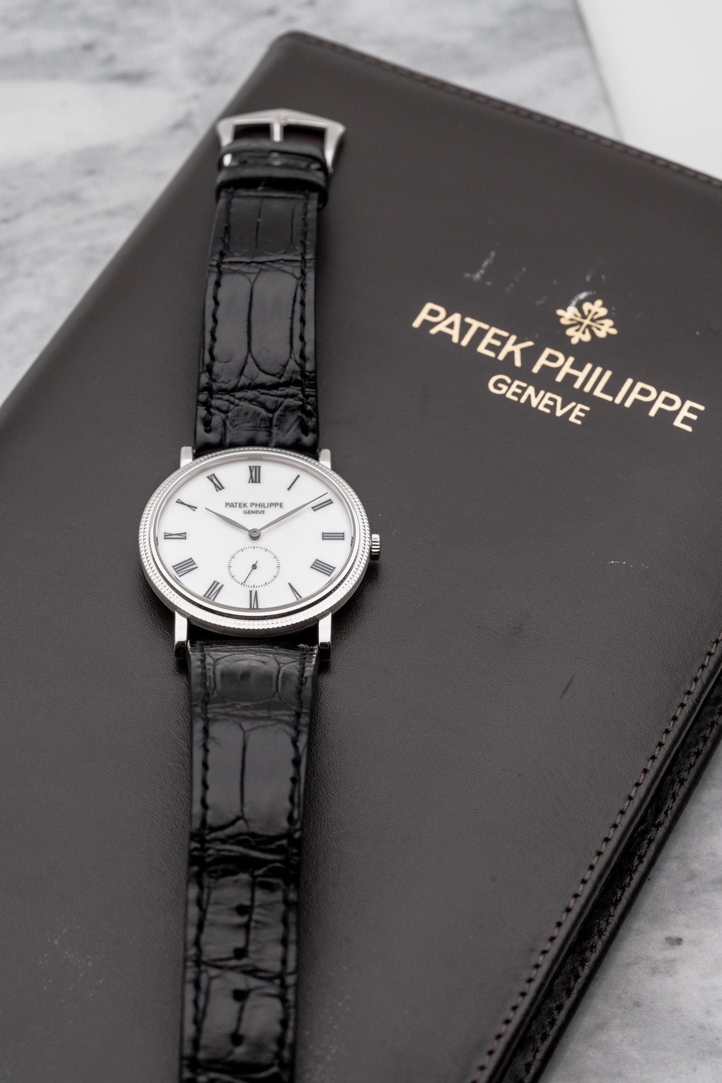 Patek Philippe Calatrava 5116G, White Enamel Dial