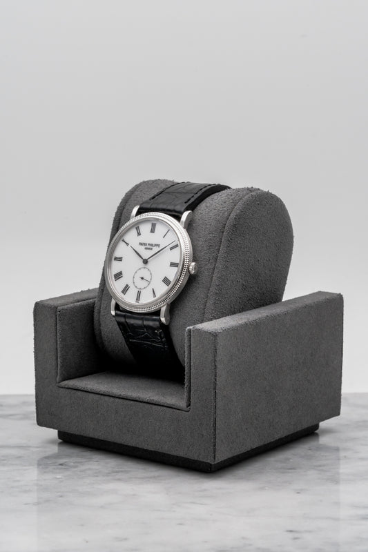 Patek Philippe Calatrava 5116G, White Enamel Dial