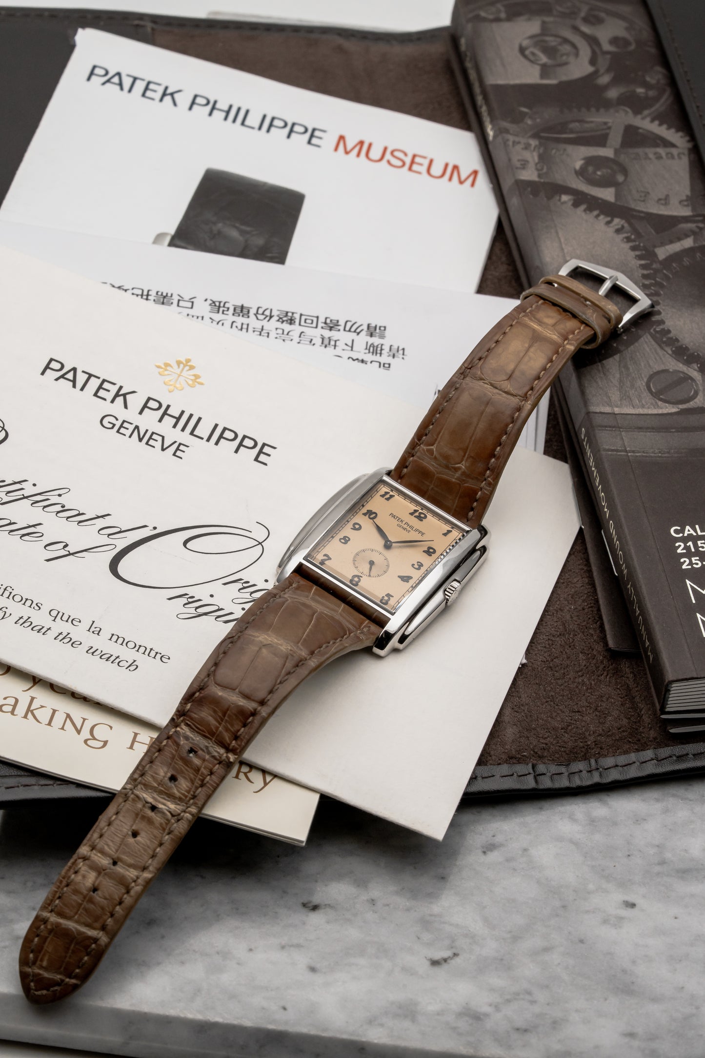 Patek Philippe Gondolo Salmon 5124G, Salmon Dial