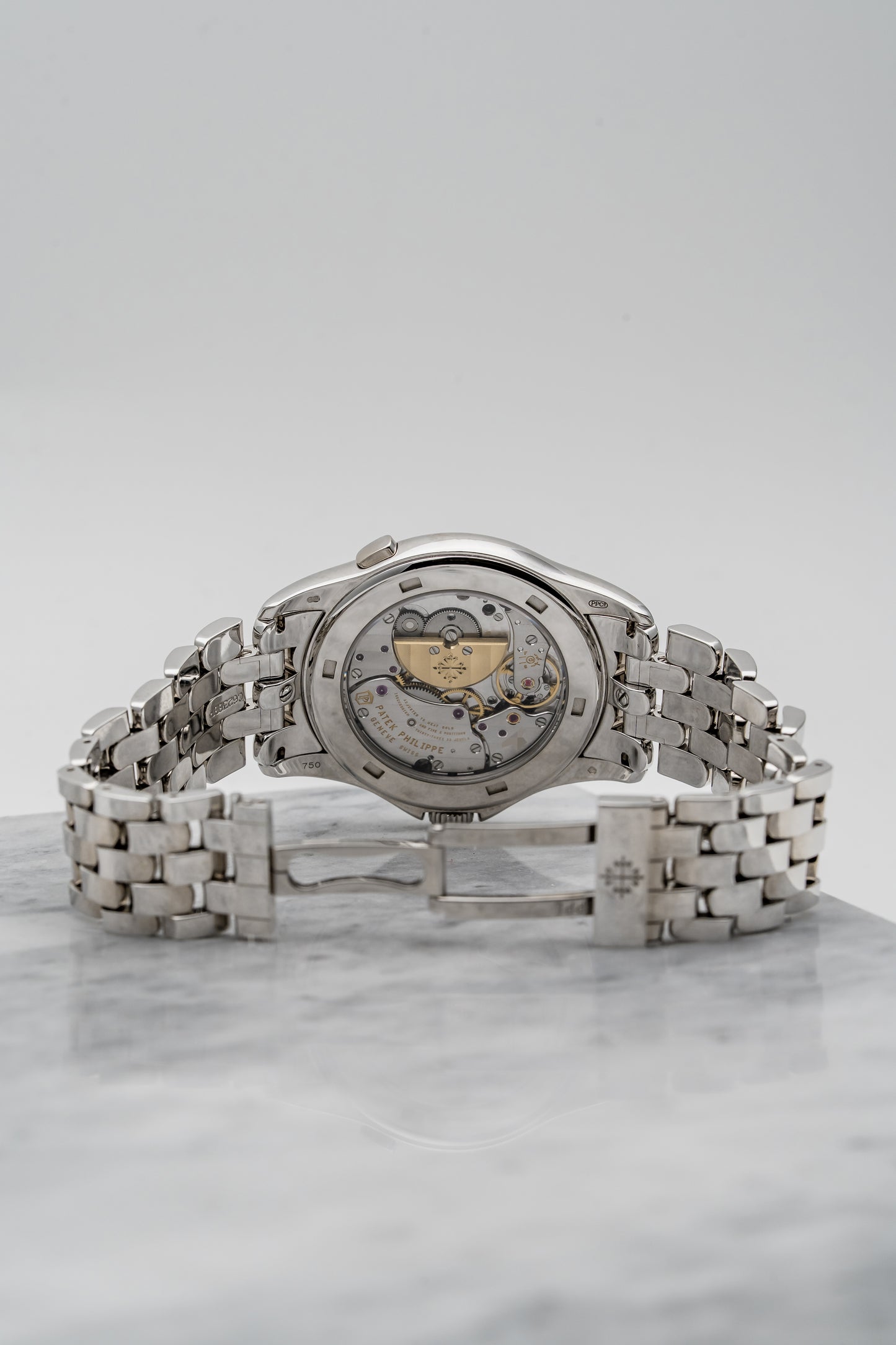 Patek Philippe World Time 5130/1G White Gold, Black Guilloché Dial