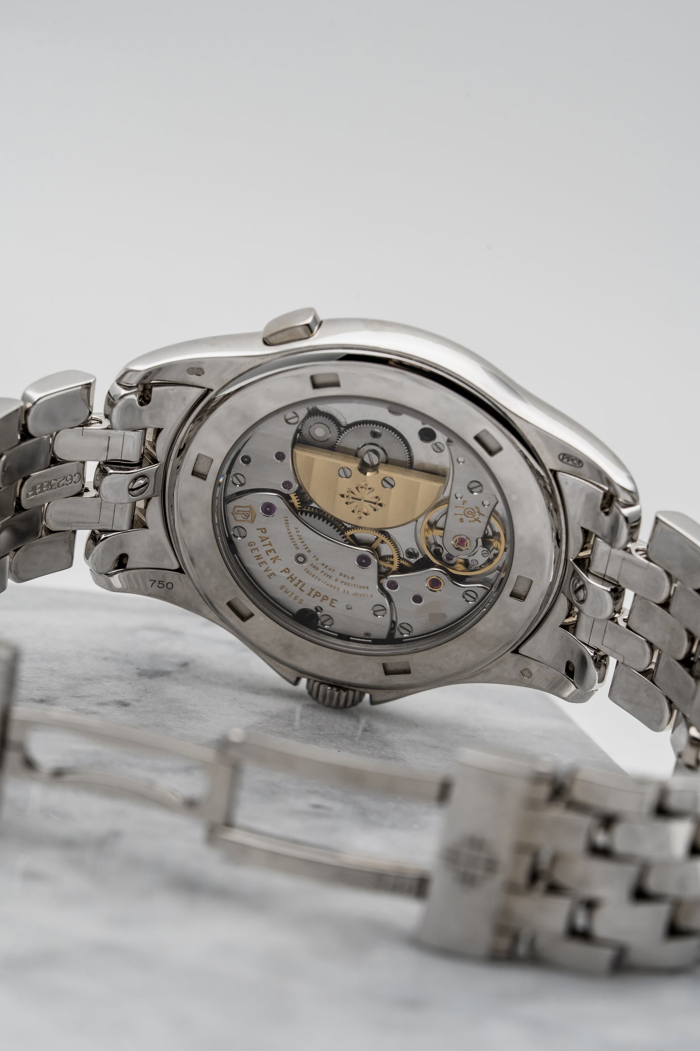 Patek Philippe World Time 5130/1G White Gold, Black Guilloché Dial