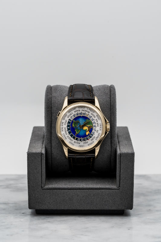 Patek Philippe 5131J-001 – Cloisonné Enamel World Time, Yellow Gold