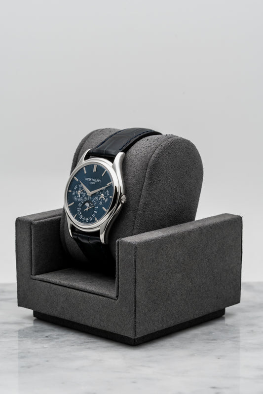 Patek Philippe Perpetual Calendar 5140P – Platinum, Blue Dial