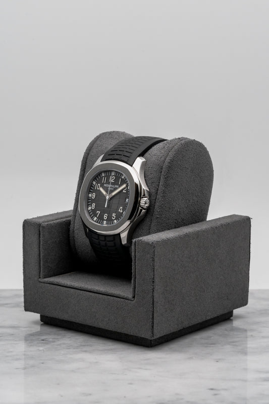 Patek Philippe Aquanaut 5165A-001 “Double P”, Black Embossed Dial, Stainless Steel
