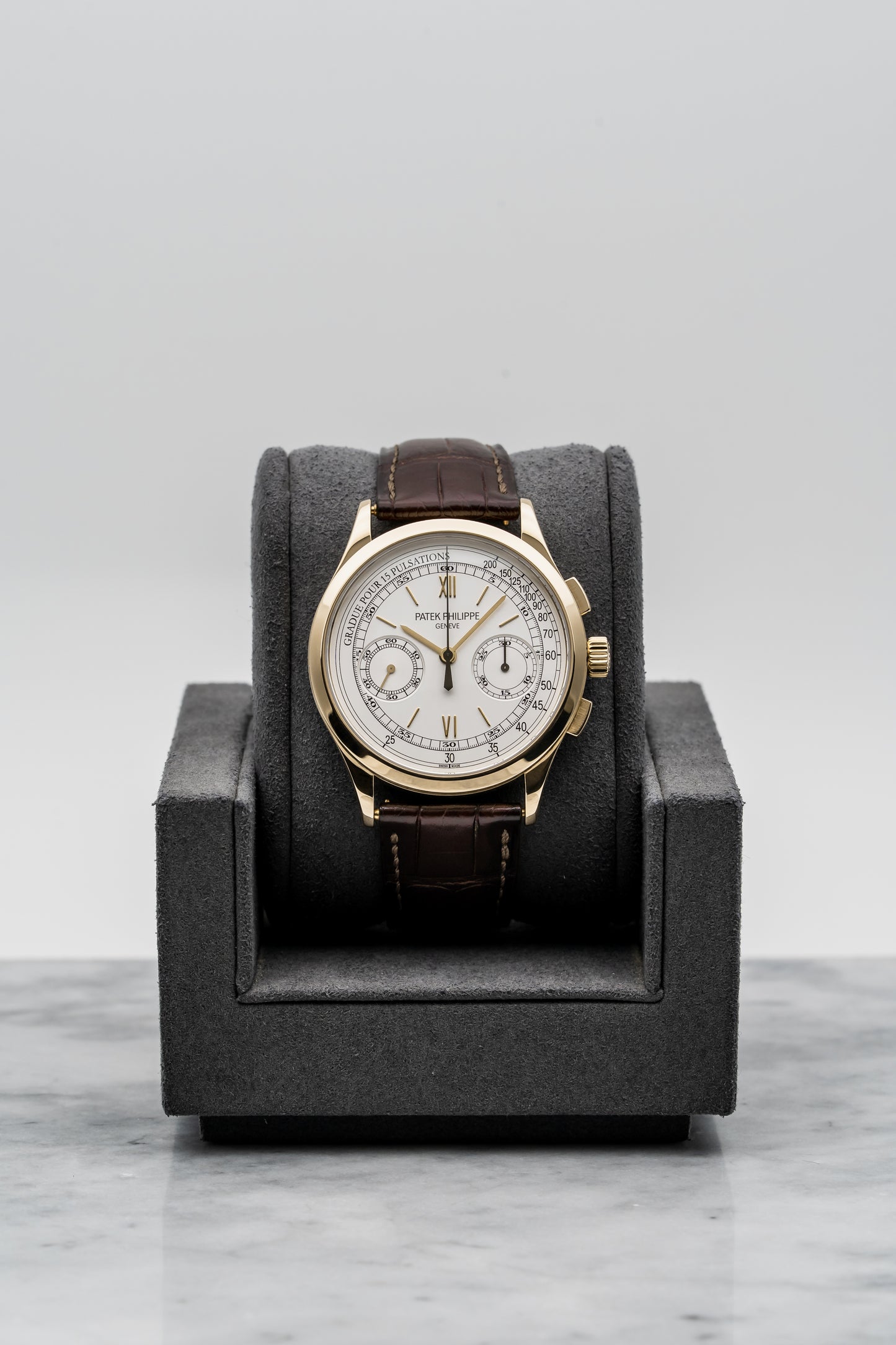 Patek Philippe Chronograph 5170J Yellow Gold, Silver Opaline Dial