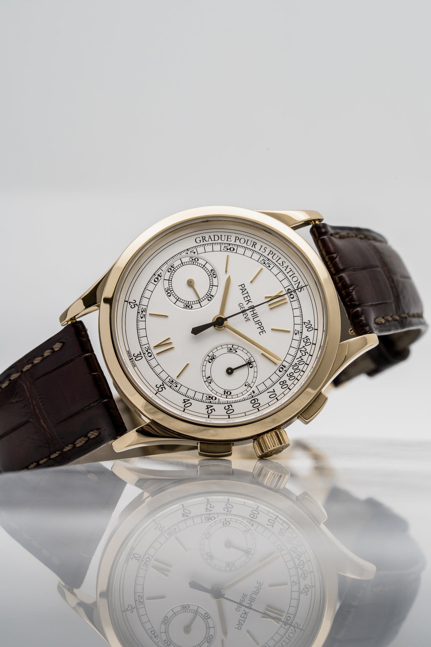 Patek Philippe Chronograph 5170J Yellow Gold, Silver Opaline Dial