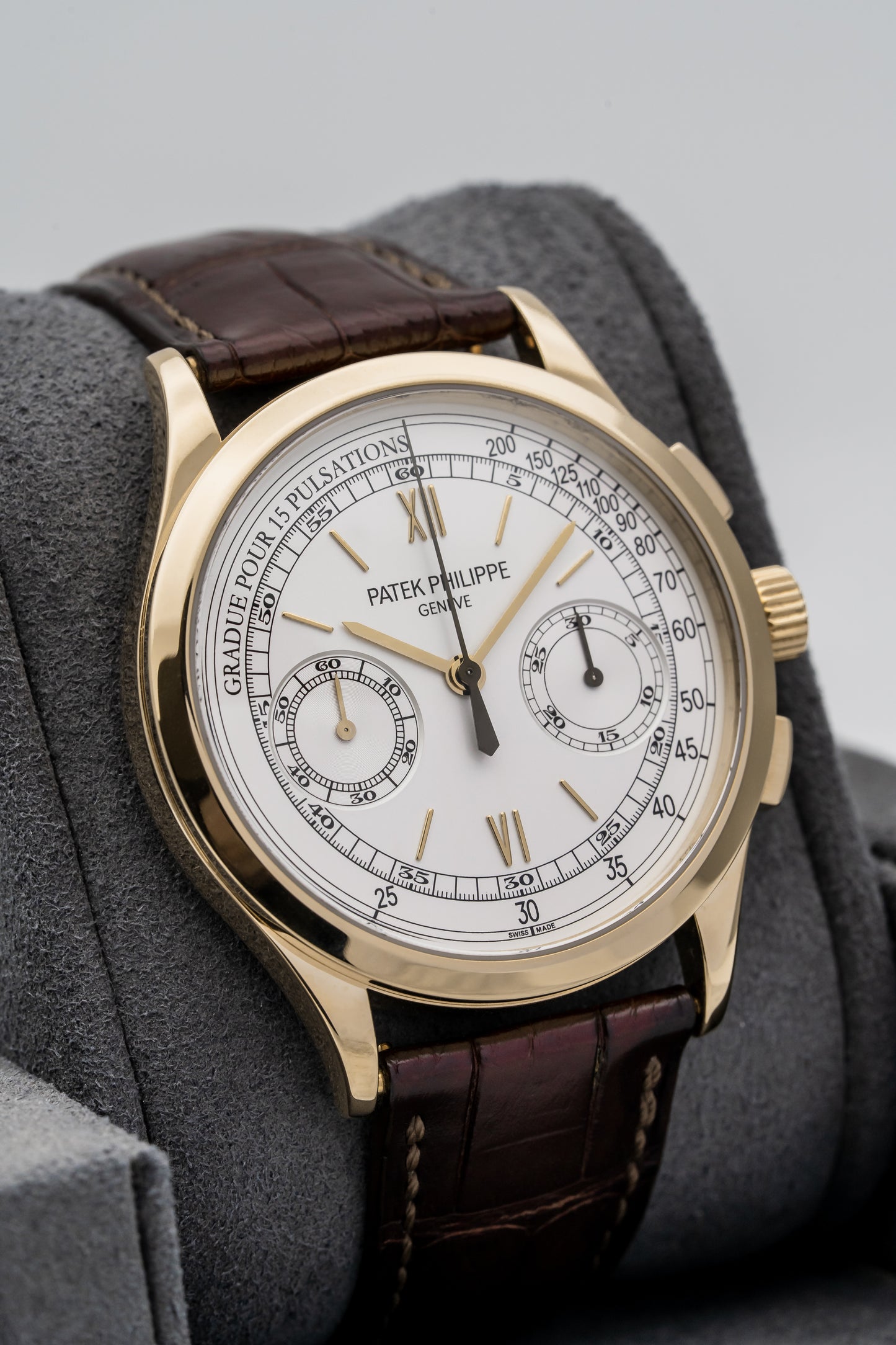 Patek Philippe Chronograph 5170J Yellow Gold, Silver Opaline Dial
