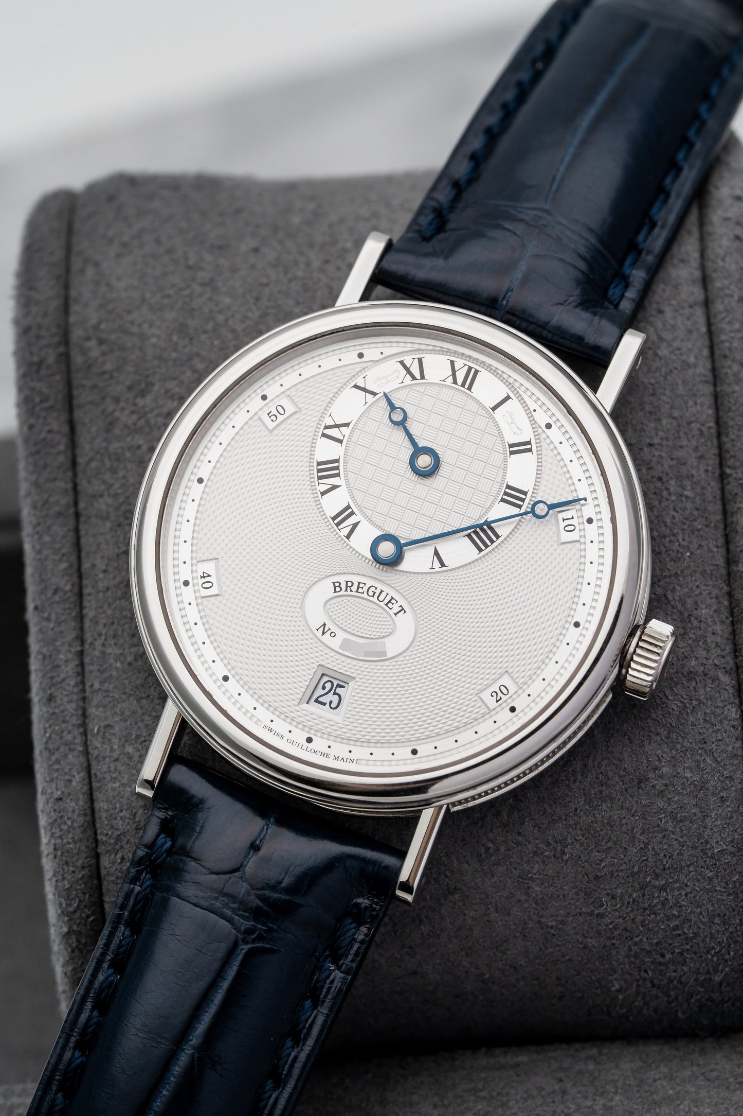 Breguet Classique Regulator 5187PT Platinum, Silver Guilloché Dial