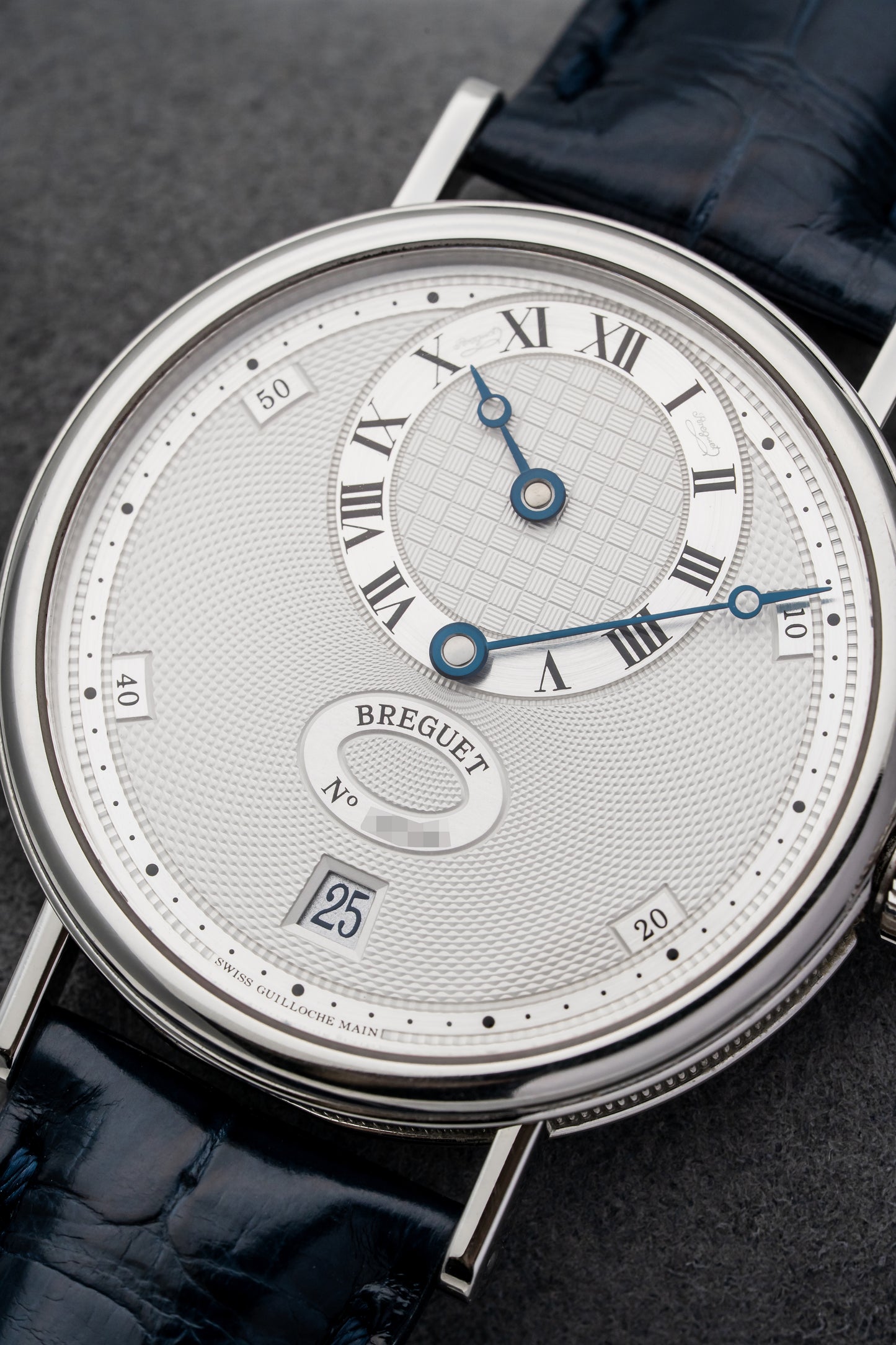 Breguet Classique Regulator 5187PT Platinum, Silver Guilloché Dial