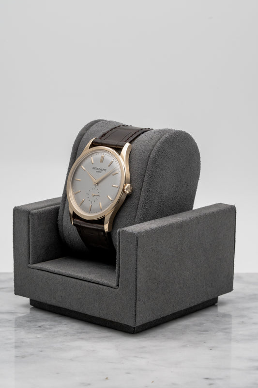 Patek Philippe Calatrava 5196R Rose Gold, Silver Dial