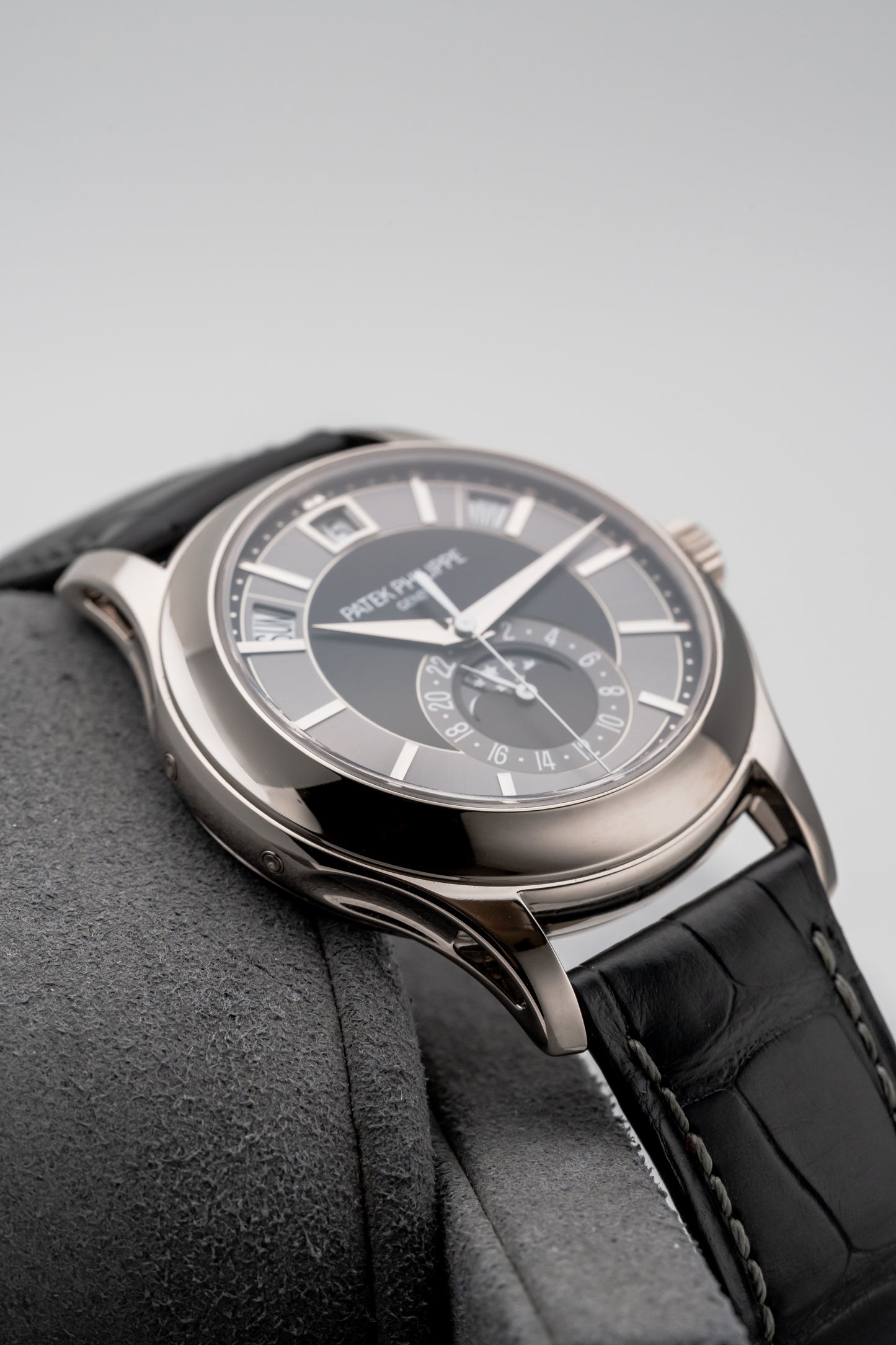 Patek Philippe Annual Calendar 5205G-010, Black/Slate Dial, White Gold