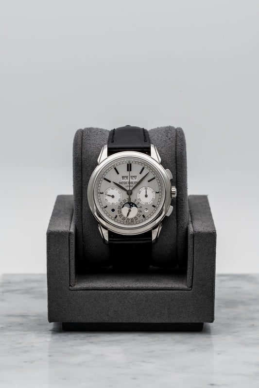 Patek Philippe 5270G‑001 Perpetual Calendar Chronograph White Gold
