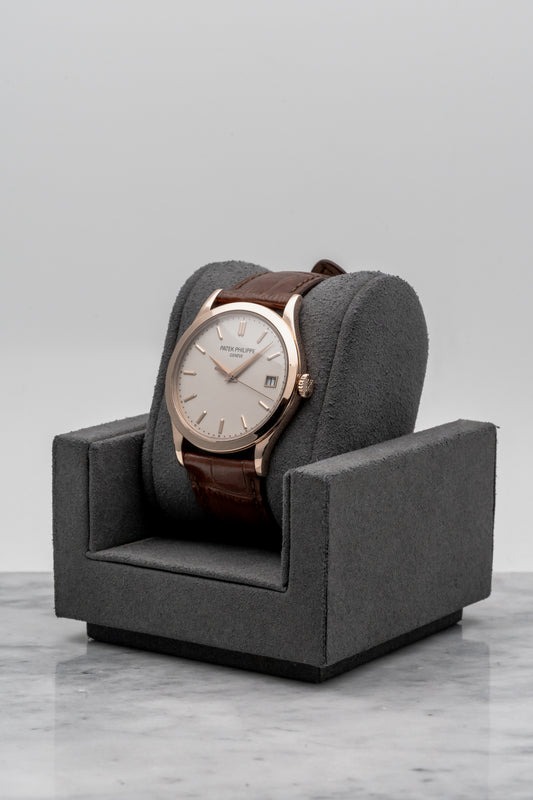 Patek Philippe Calatrava Automatic 5296R-010, Silver Dial, Rose Gold