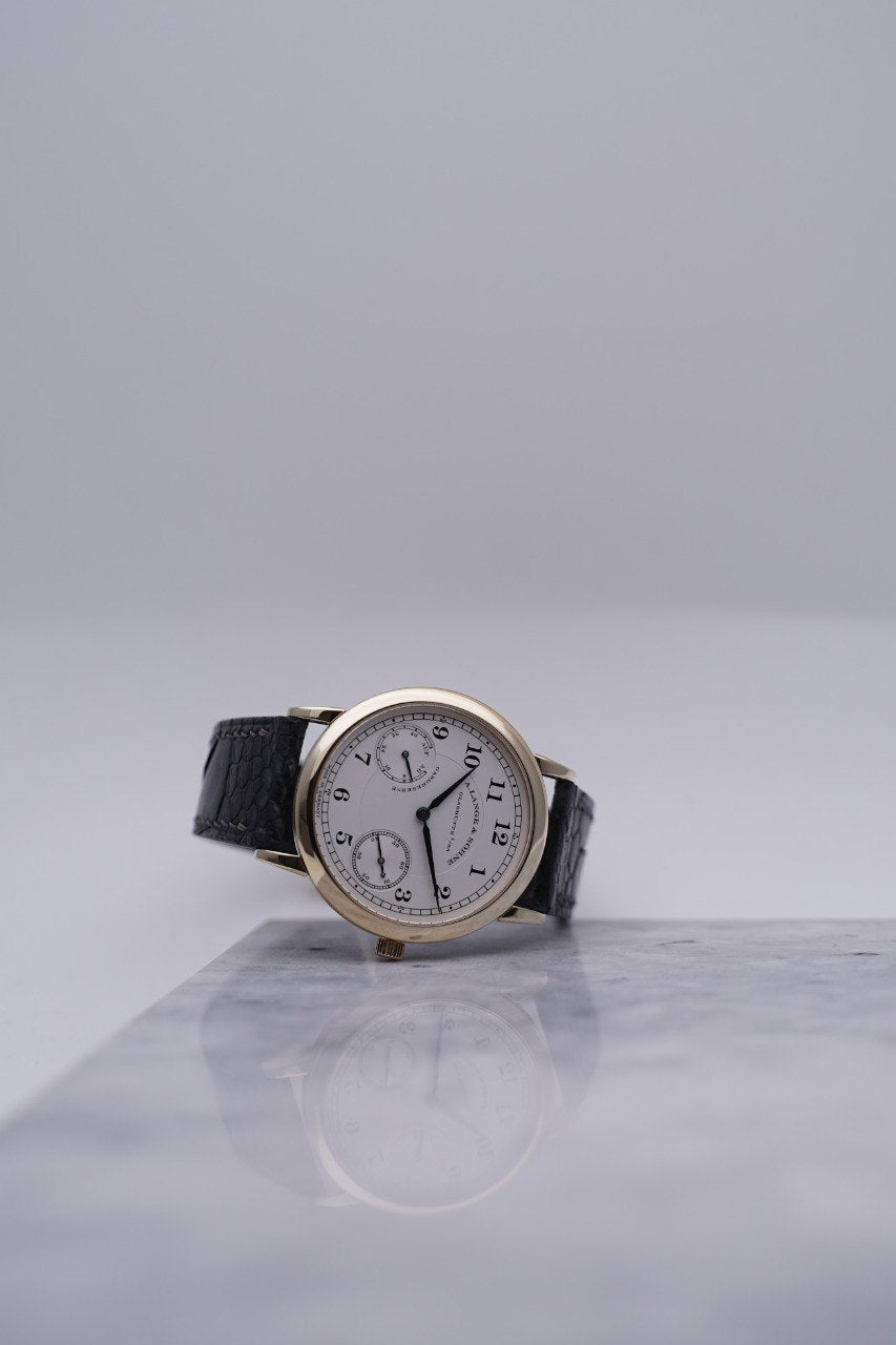 A. Lange & Söhne Saxonia 221.021 Yellow Gold