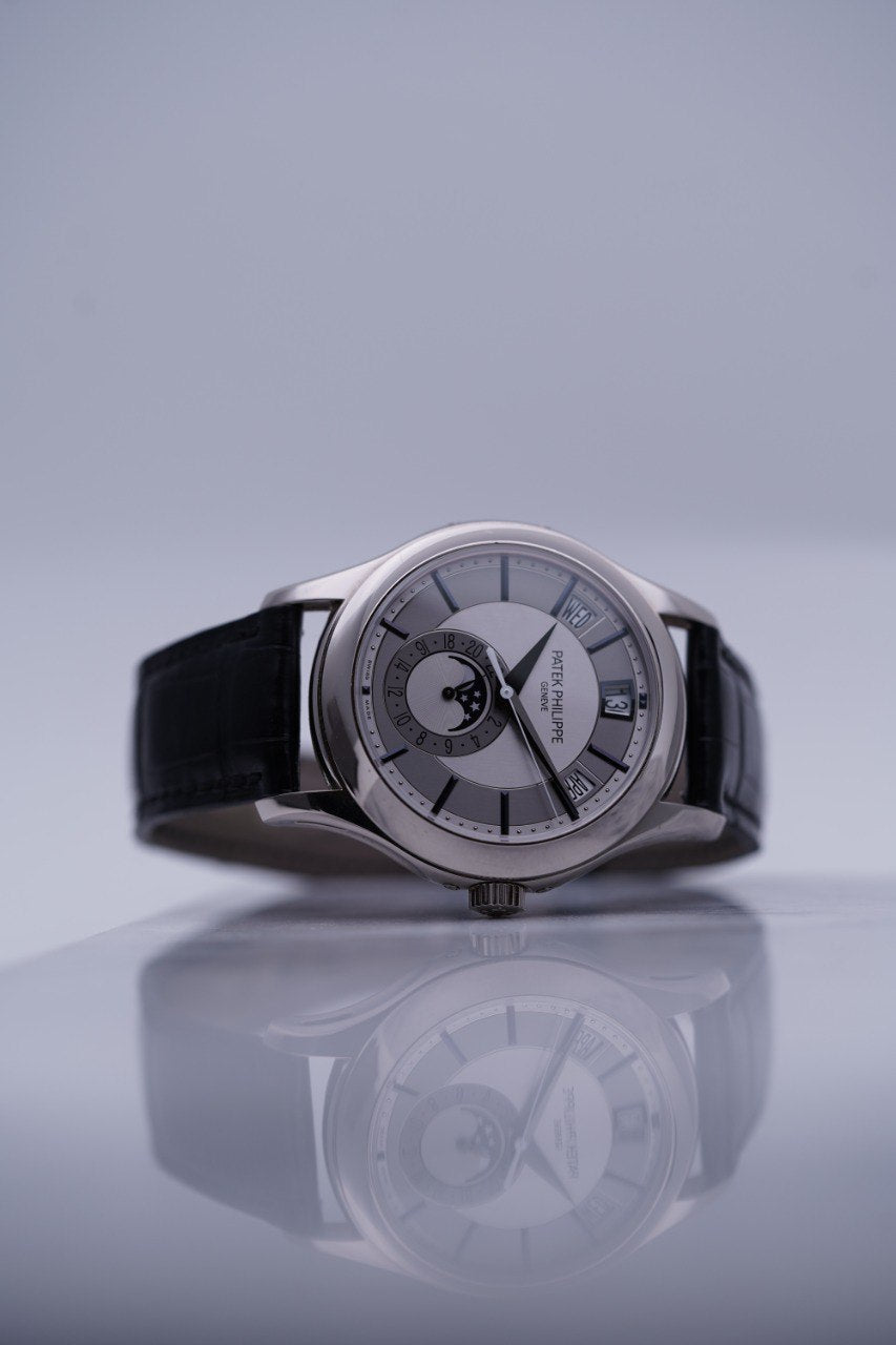 Patek Philippe Annual Calendar 5205G-001 White Gold with Black Dial