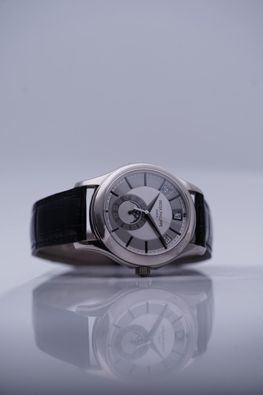 Patek Philippe Annual Calendar 5205G-001 White Gold with Black Dial
