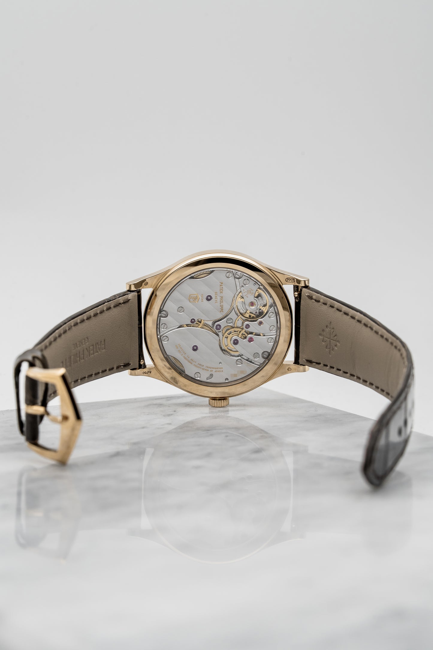 Patek Philippe Calatrava 6119R – 18K Rose Gold, Clous de Paris Bezel