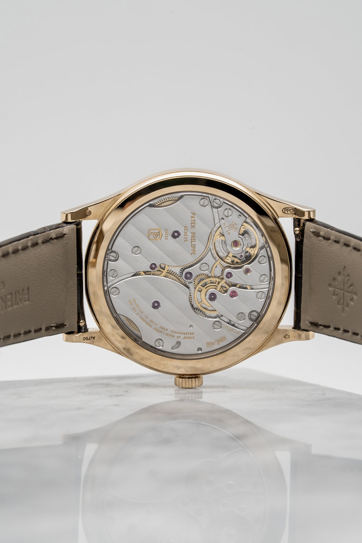 Patek Philippe Calatrava 6119R – 18K Rose Gold, Clous de Paris Bezel